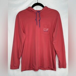 Vineyard Vines Salmon Pink Hoodie T-shirt 
Sz XL